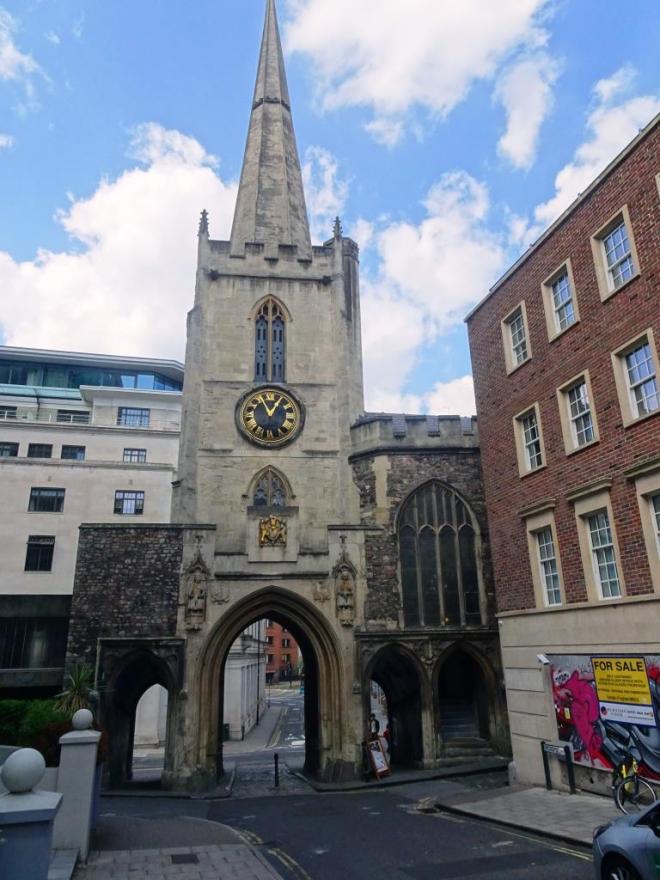 The last remaining gateway in the city of Bristol, Church of St John the Baptist, Bristol