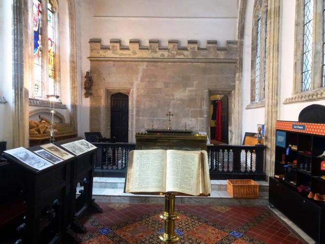 Top end of the nave, Church of St John the Baptist, Bristol