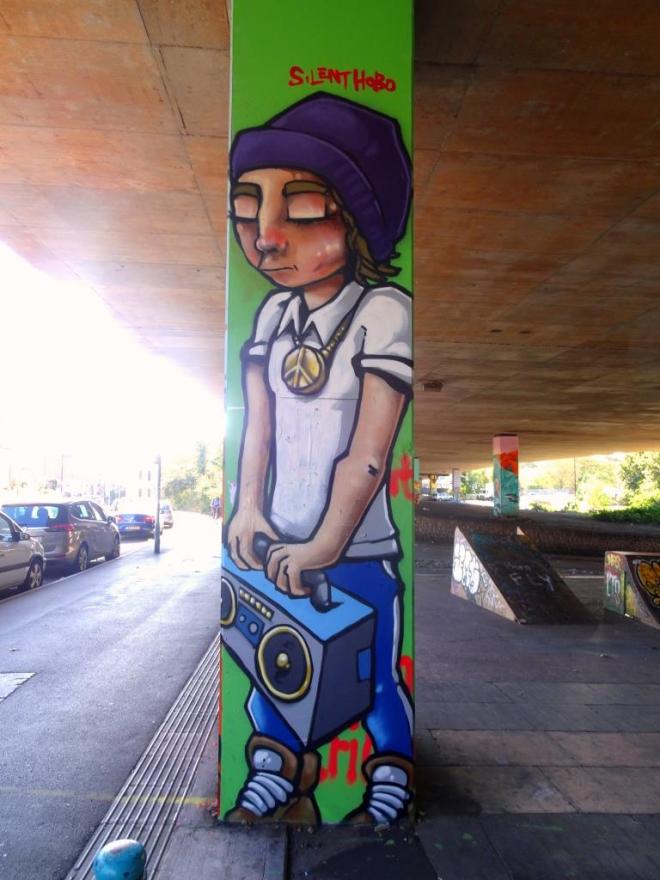 Silent Hobo, M32 Spot, Bristol, October 2018