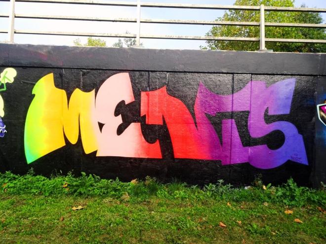 Ments, M32 roundabout, Bristol, October 2018