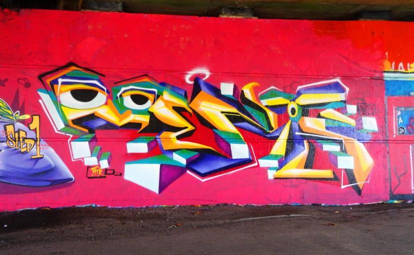 Ments, Brunel Way Bridge, Bristol, September 2018