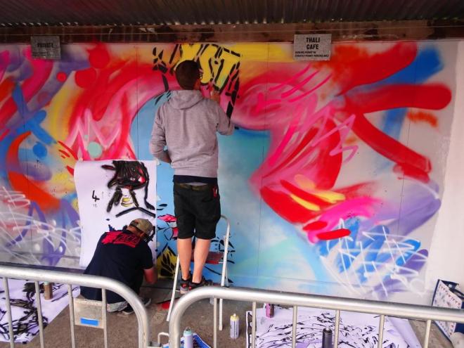 The Thomas Brothers, Upfest, Bristol, July 2018