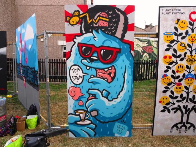 Octofly Art, Upfest, Bristol, July 2018