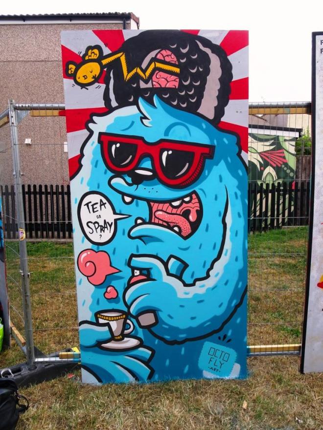 Octofly Art, Upfest, Bristol, July 2018
