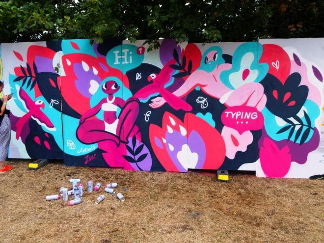 Antonia Lev, Upfest, Bristol, July 2018