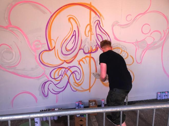 Bill Giles, Upfest, Bristol, July 2018