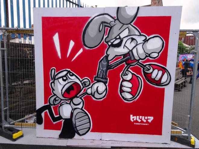 Beep Monkey, Upfest, Bristol, July 2018