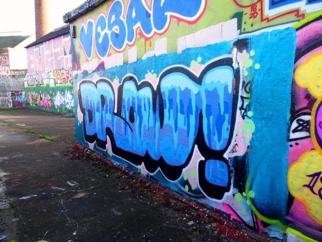 Mr Draws, Dean Lane, Bristol, December 2018