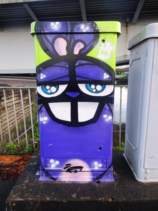 Nevergiveup, Cumberland Basin, Bristol, December 2018