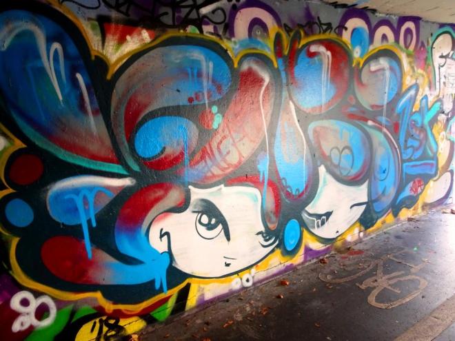 Face 1st, M32 roundabout, Bristol, November 2018