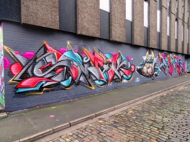 Smak, Sled One and Ments, Wilder Street, Bristol, December 2018