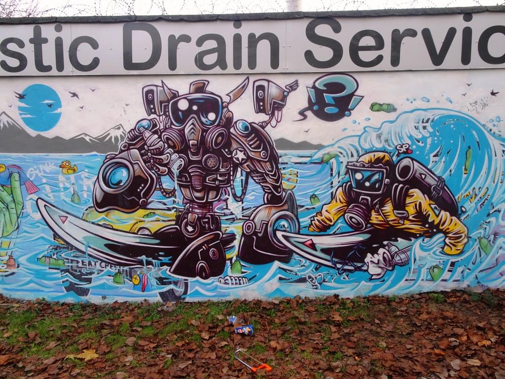 Kid Crayon and SPZero76, Millpond Street, Bristol, December 2018