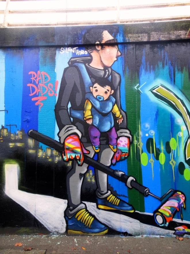 Silent Hobo, M32 roundabout, Bristol, December 2018