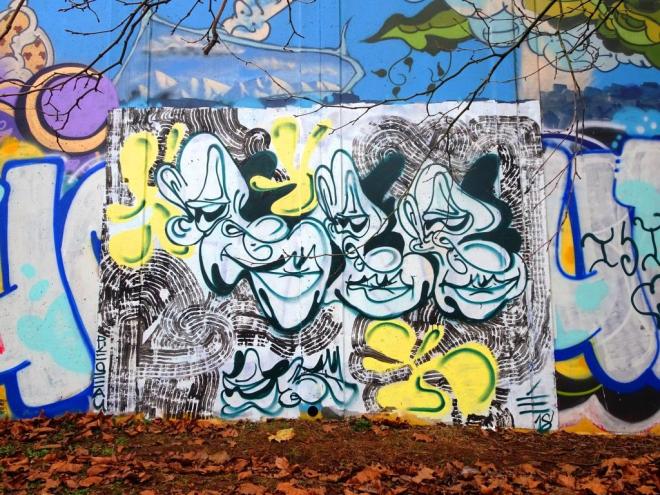 Panskaribas, M32 roundabout, Bristol, December 2018