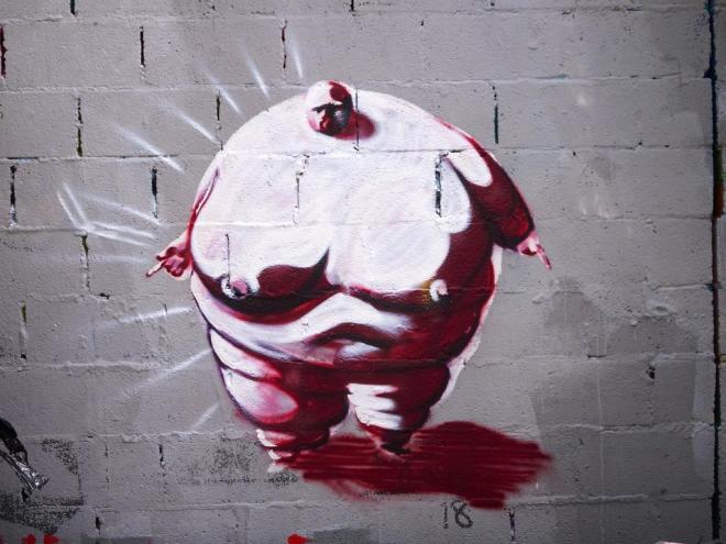 Pelmo, Upfest shop yard, Bristol, July 2018