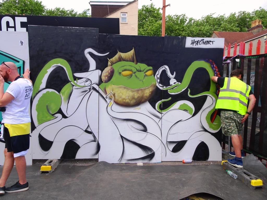 Decimart, Upfest, Bristol, July 2018