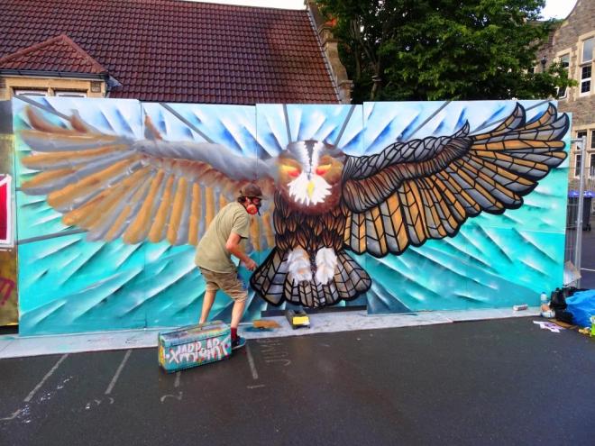 HarpoArt, Upfest, Bristol, July 2018