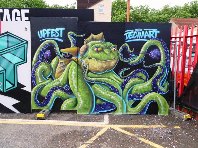 Decimart, Upfest, Bristol, July 2018