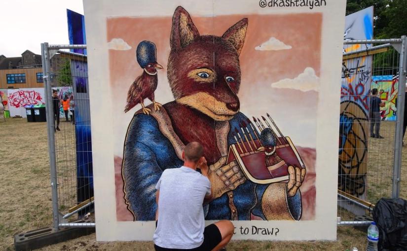 Dima Kashtalyan, Upfest, Bristol, July 2018