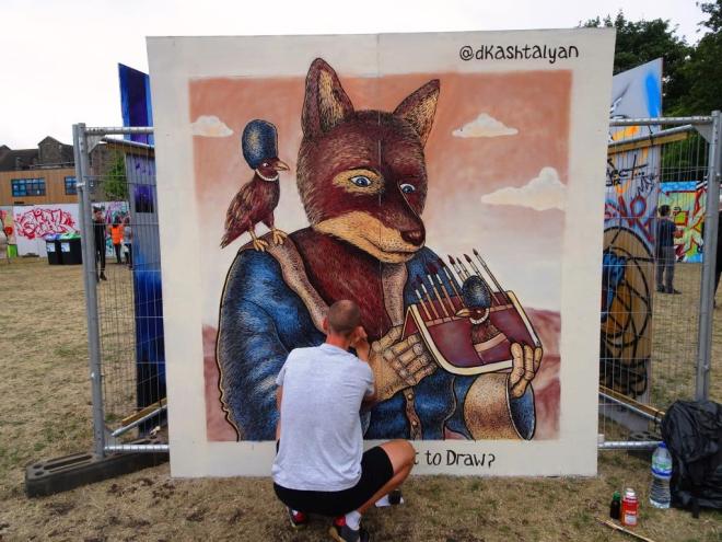 Dima Kashtalyan, Upfest, Bristol, July 2018