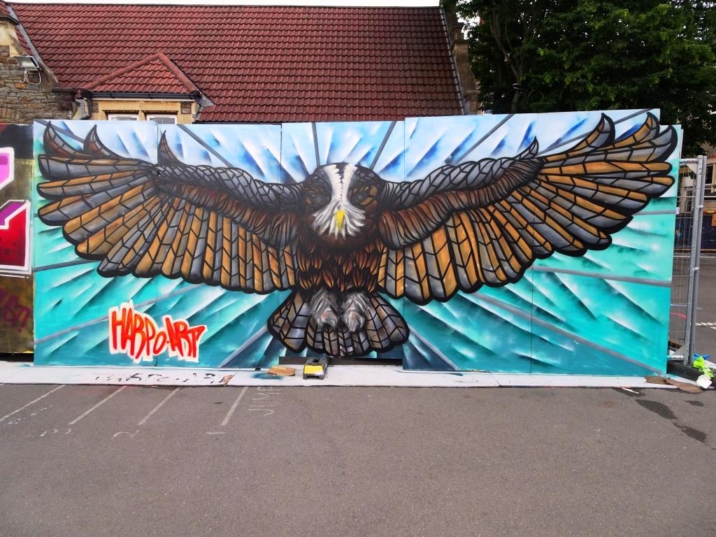 HarpoArt, Upfest, Bristol, July 2018