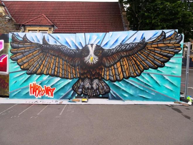 HarpoArt, Upfest, Bristol, July 2018