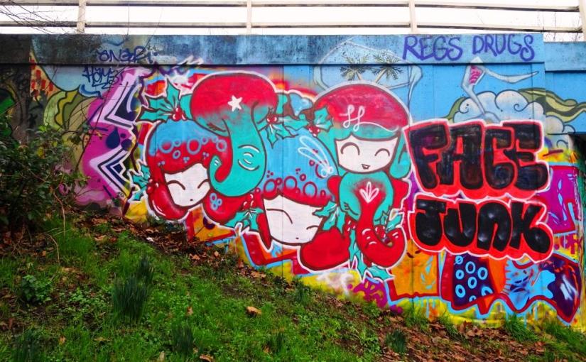 Face 1st, M32 roundsbout, Bristol, January 2019