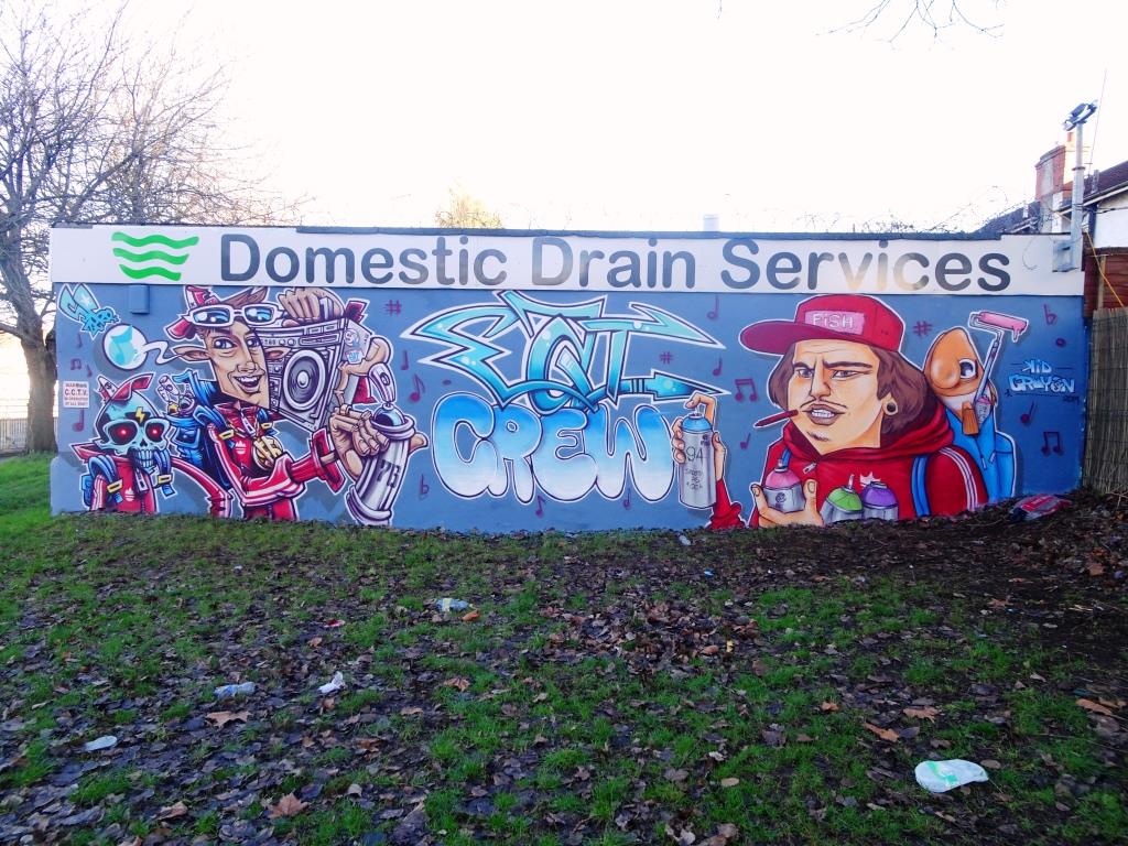 SPZero76 and Kid Crayon, Millpond Street, Bristol, Jabnuary 2019