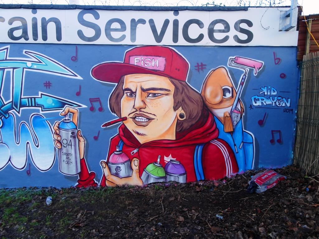 Kid Crayon, Millpond Street, Bristol, Jabnuary 2019