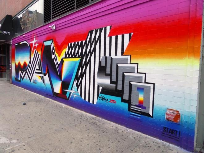 Felipe Pantone, Ludlow Street, New York, October 2017