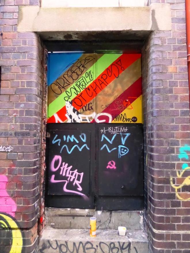 Door, Leonard Lane, Bristol, January 2018