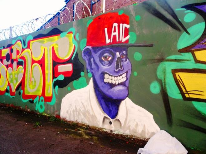 Laic217, M32 cycle path, Bristol, October 2018