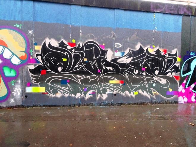 Elvs, M32 roundabout, Bristol, January 2019