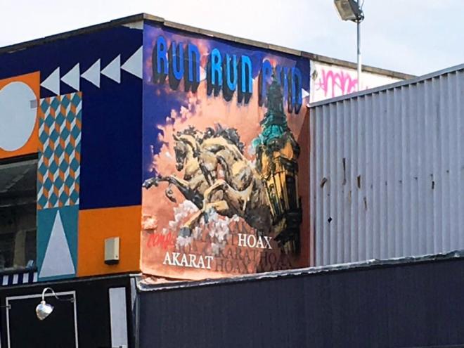 Hoax and Akarat, Gloucester Road, Bristol, August 2018