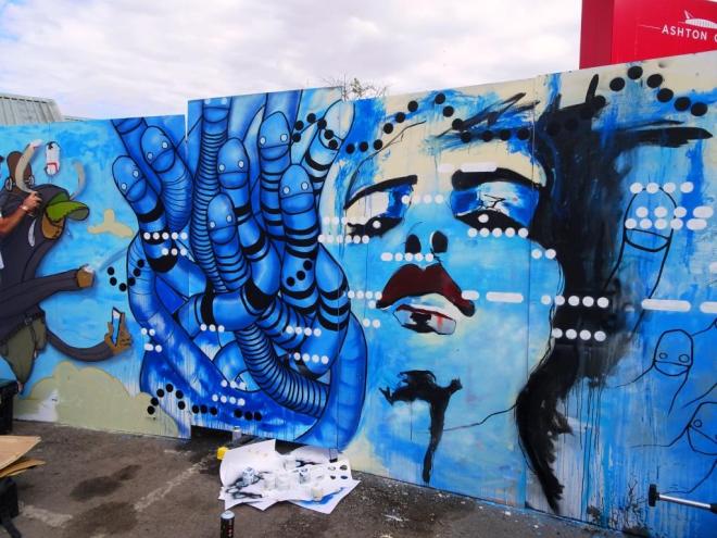 Process, Korp and Winniemmay, Upfest, Bristol, July 2018