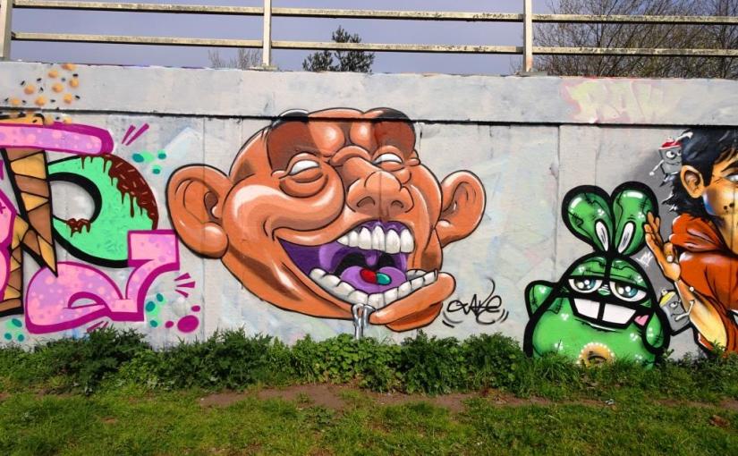 Zake, M32 roundabout, March 2019