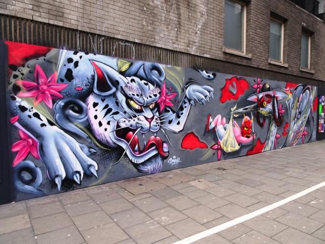Smak and Sled One, Nelson Street, Bristol, March 2019