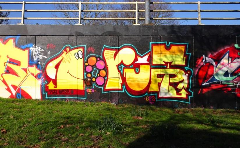 Corupt, M32 roundabout, Bristol, February 2019