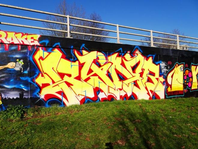 Ryder, M32 roundabout, Bristol, February 2019