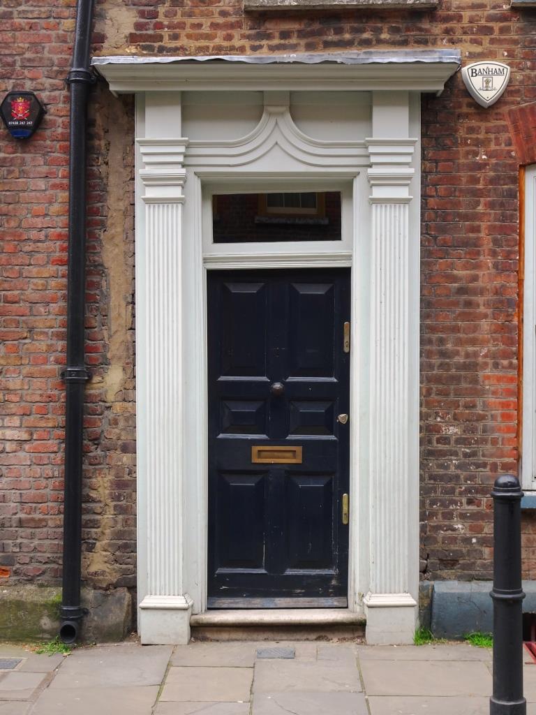 Door, is this one wonky too? Fournier Street, London, April 2019