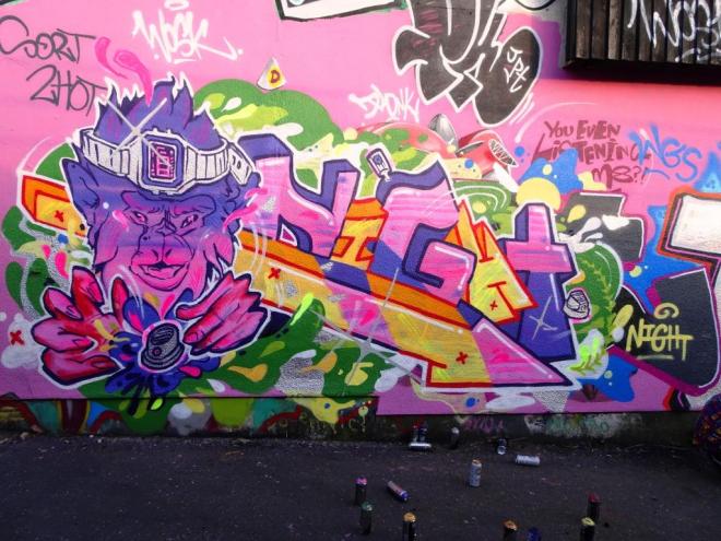 Nightwayss, M32 cycle path, Bristol, April 2019