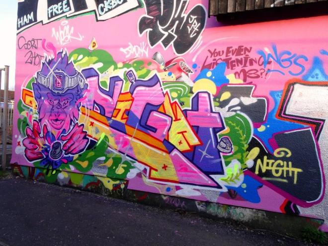 Nightwayss, M32 cycle path, Bristol, April 2019