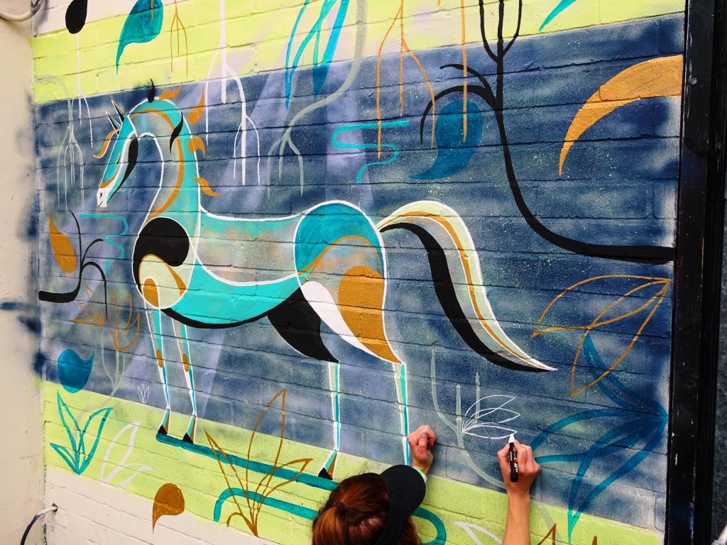 Bex Glover, Upfest, Bristol, May 2018