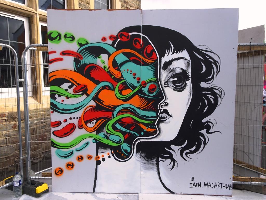 Iain MacArthur, Upfest, Bristol, July 2018