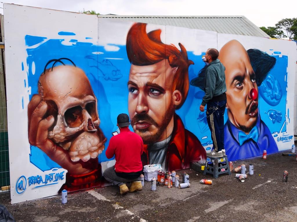 Braga Last1 and Kowse, Upfest, Bristol, July 2018