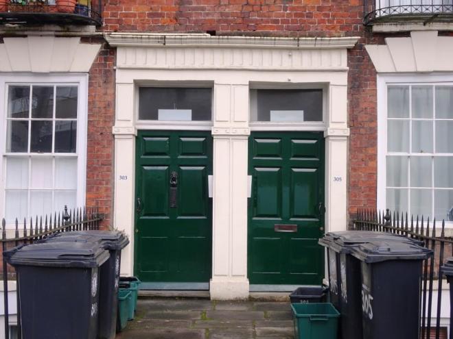 313 or 16? Door, Hotwells, Bristol, March 2019