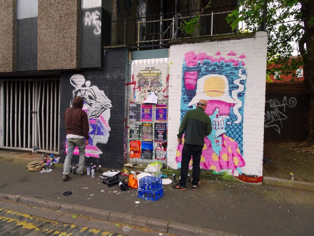 Nightwayss and Laic217, Wilder Street, Bristol, May 2019