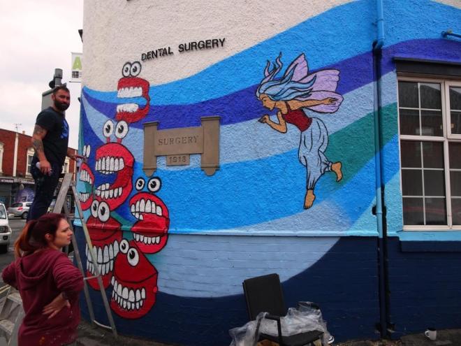 Ali Hamish Campbel and Nina Raines, Dean Lane, Bristol, May 2019