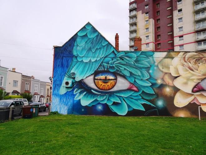 My Dog Sighs and Curtis Hylton, Windmill Hill, Bristol, April 2019
