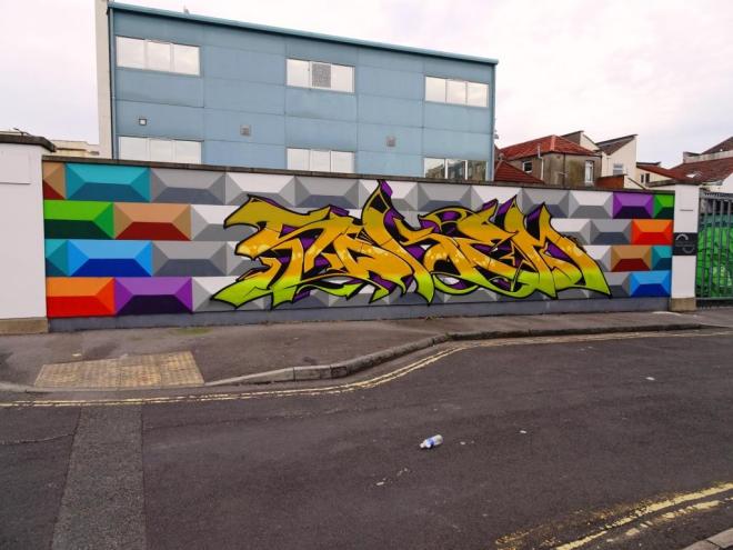 Paul Monsters and Soker, Waterloo Place, Bristol, June 2019